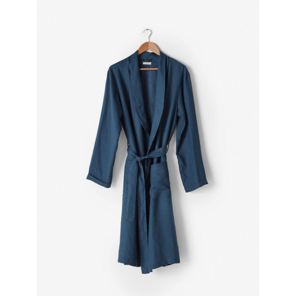 Linen House Nimes Navy Robe