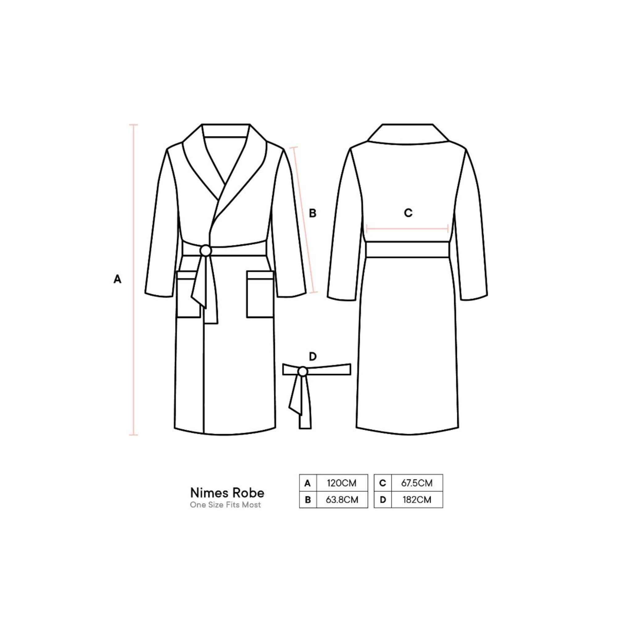 Linen House Nimes Navy Robe