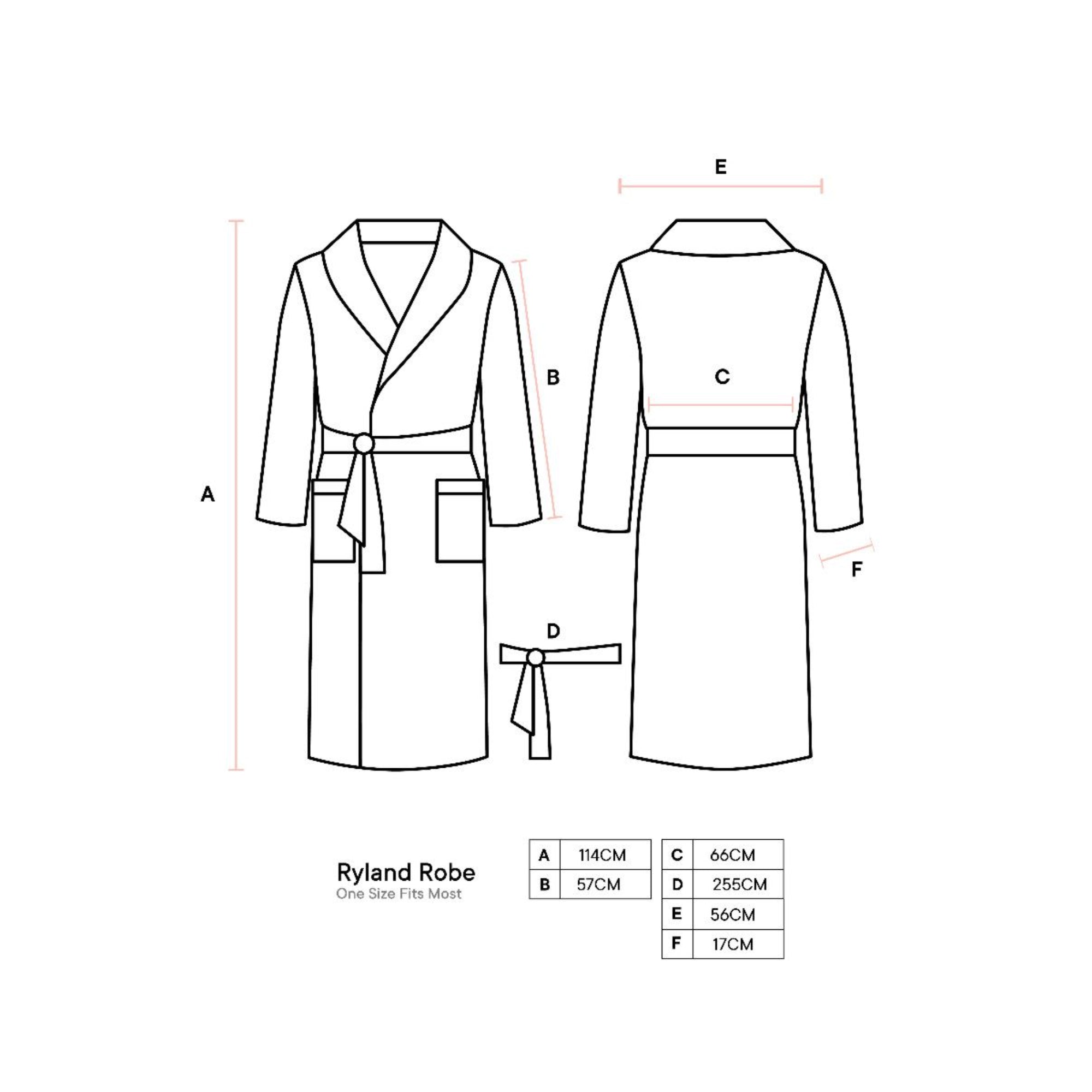 Linen House Ryland Grey Robe