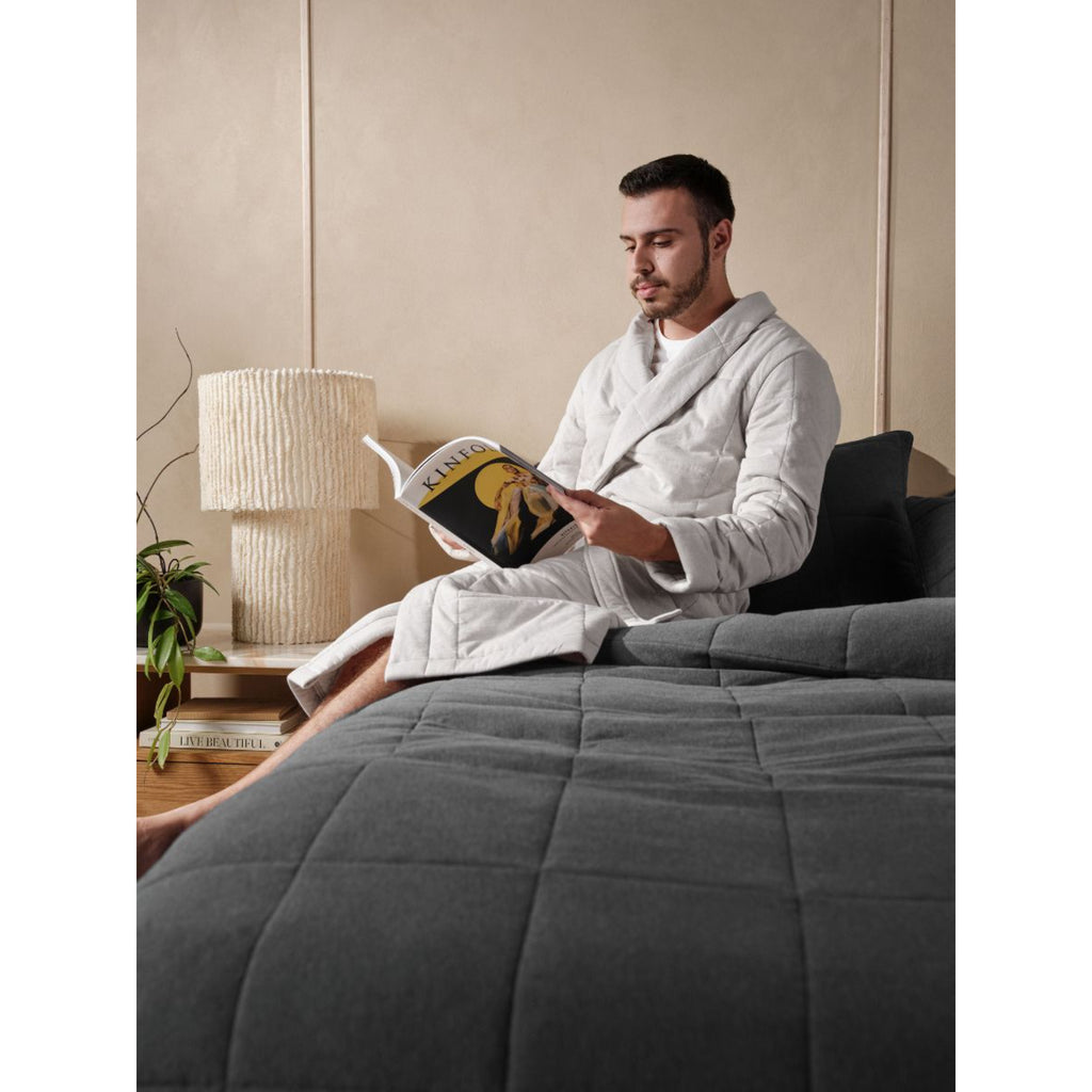 Linen House Ryland Grey Robe
