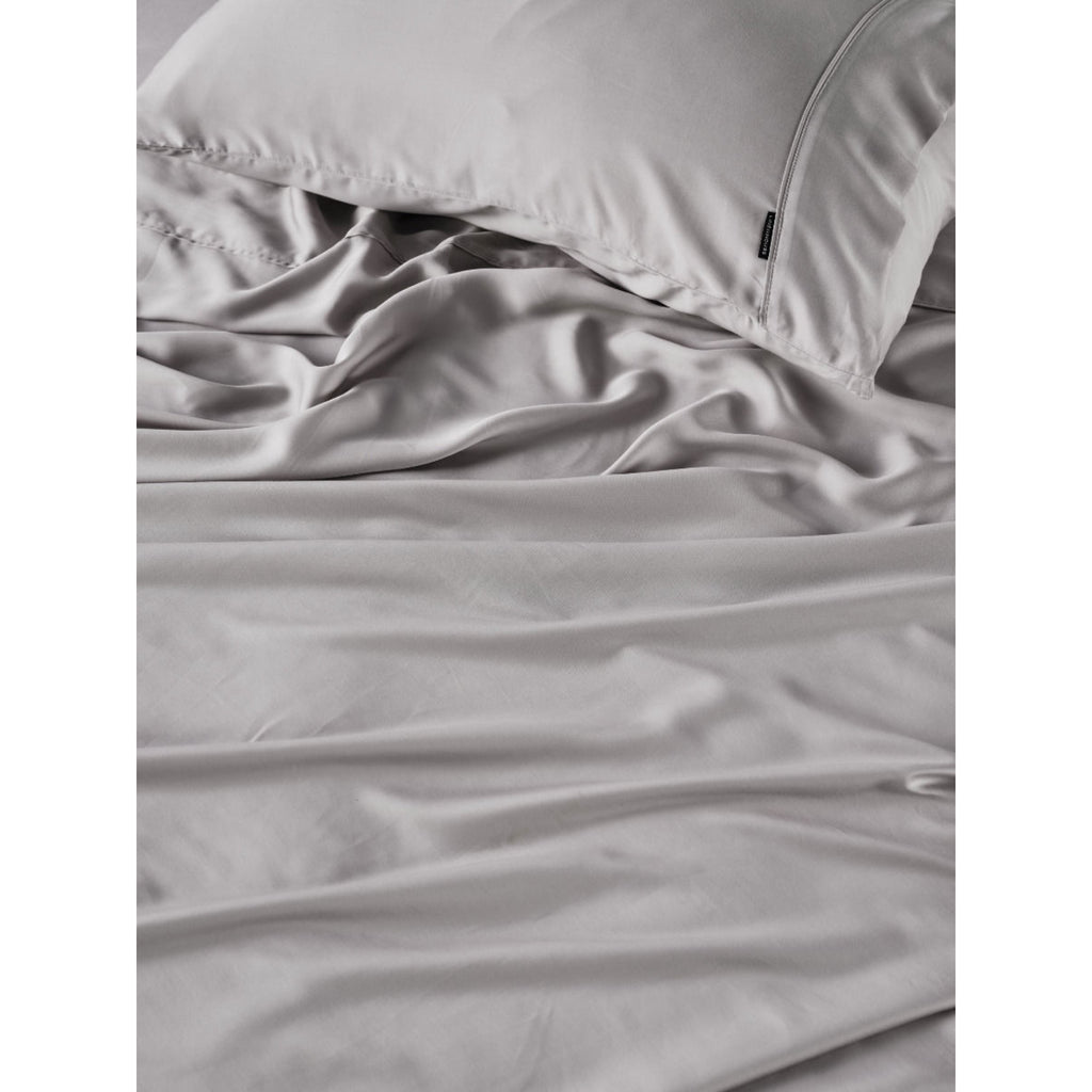 Linen House Tencel King Sheet Set - Silver