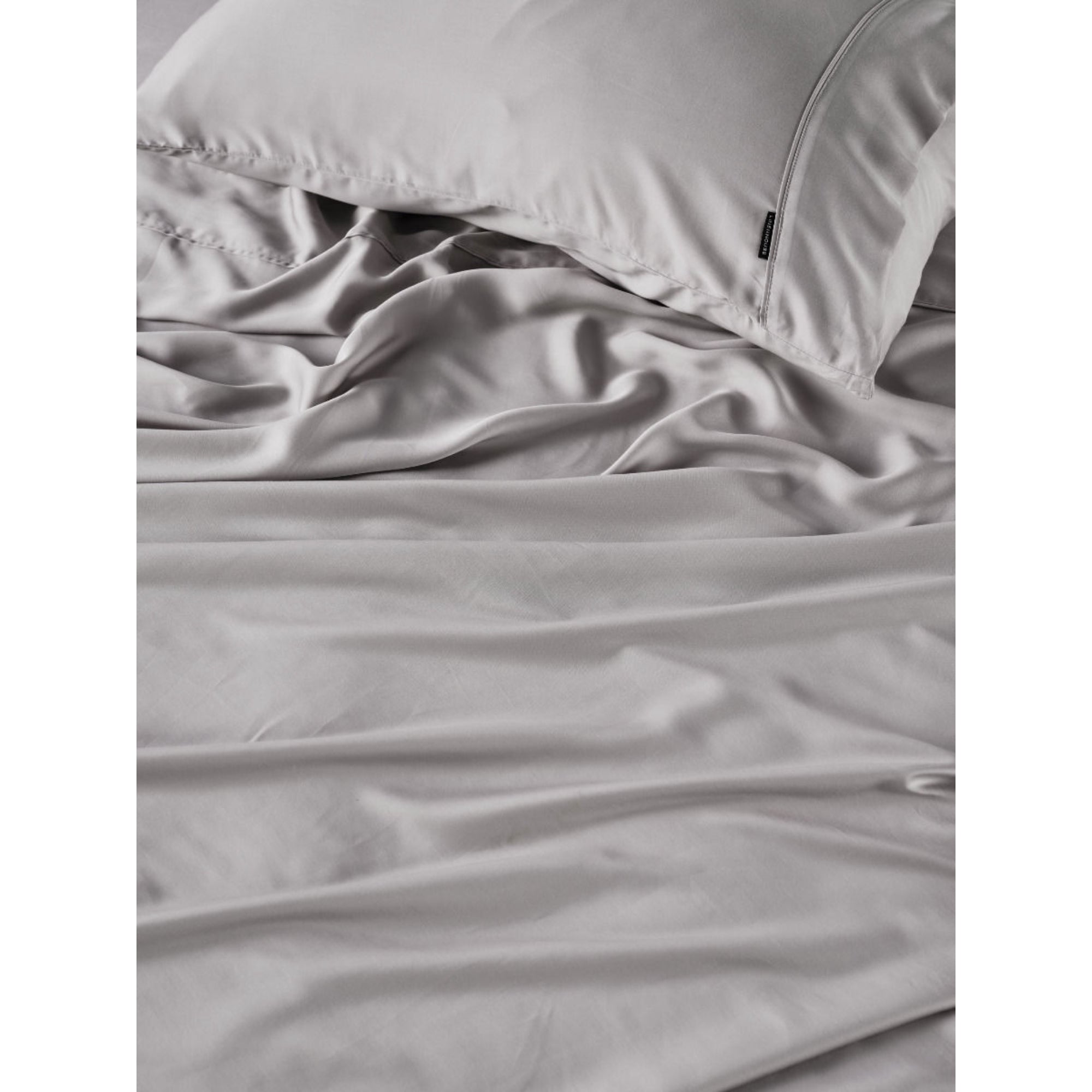 Linen House Tencel King Sheet Set - Silver