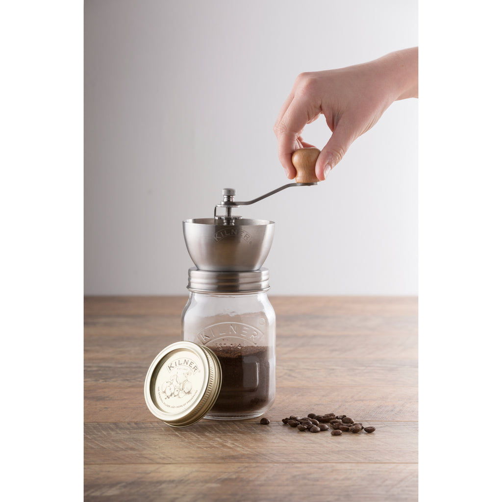Kilner 500ml Coffee Grinder - clear