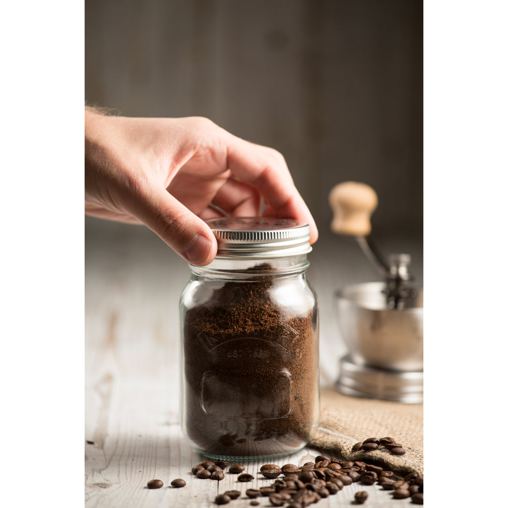 Kilner 500ml Coffee Grinder - clear