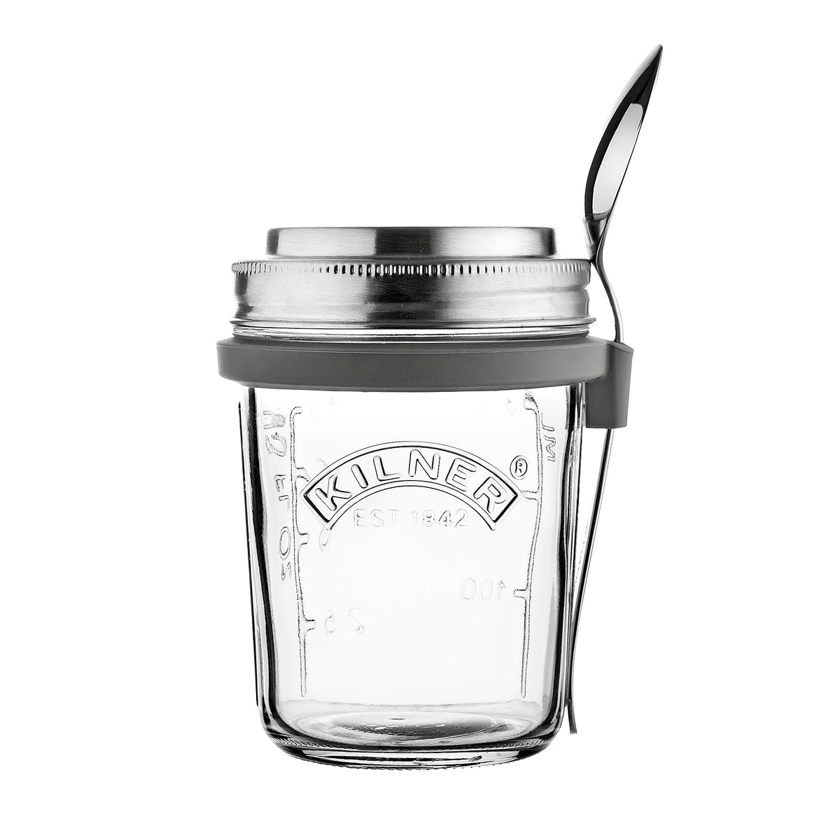 Kilner Breakfast Jar Set, 350ml, Clear 01792