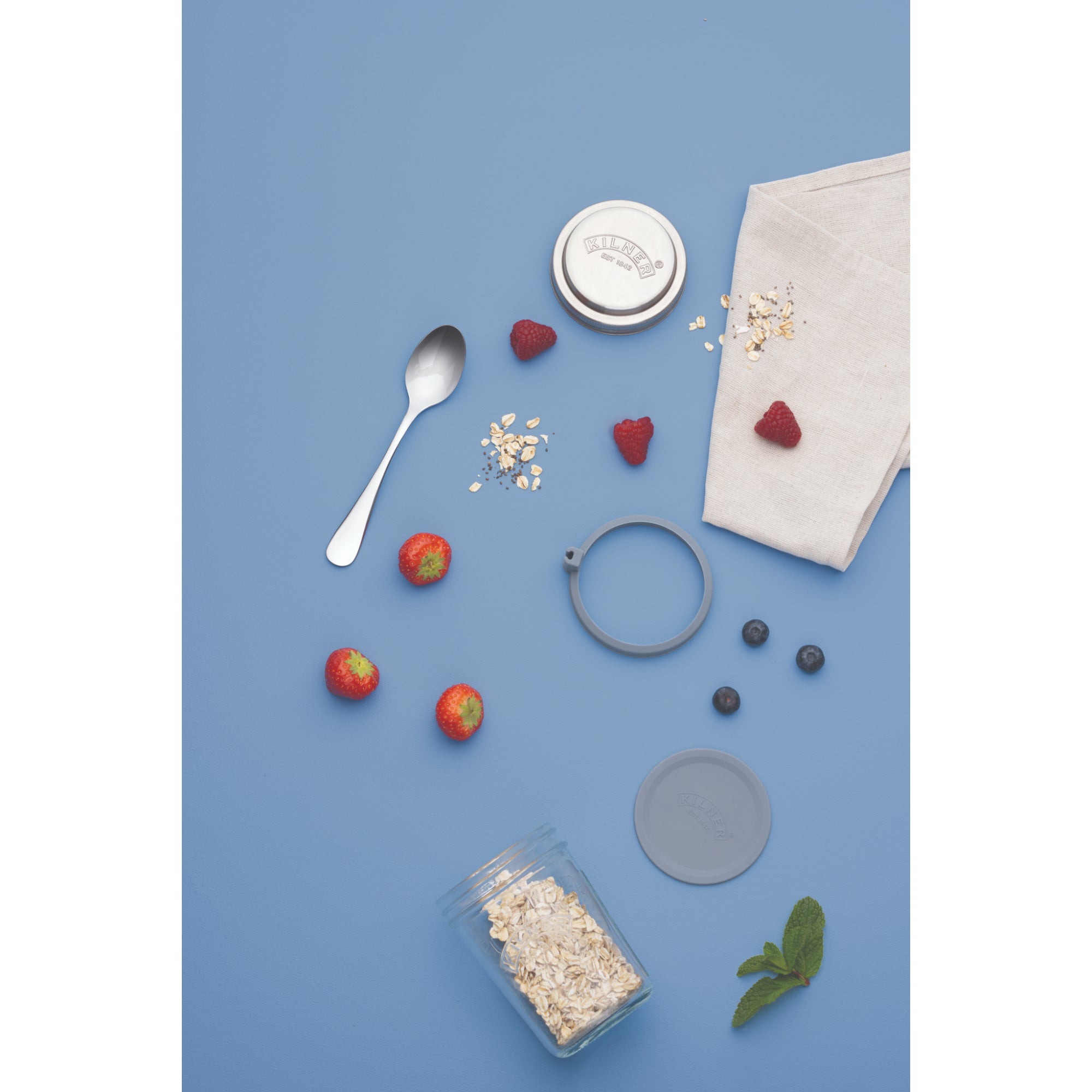 Kilner Breakfast Jar Set, 350ml, Clear 01792