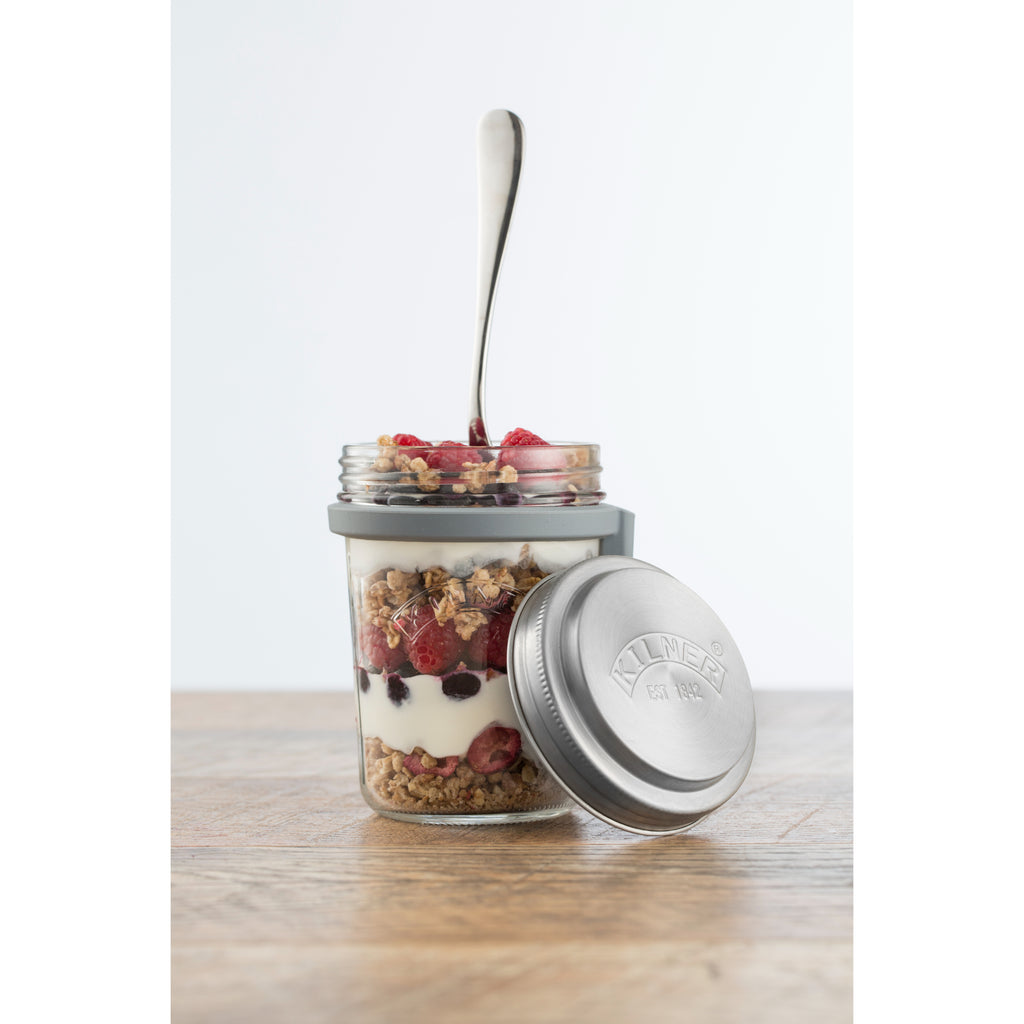 Kilner Breakfast Jar Set, 350ml, Clear 01792