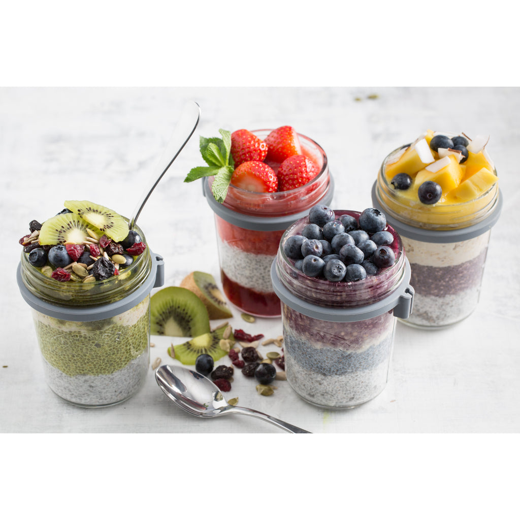 Kilner Breakfast Jar Set, 350ml, Clear 01792