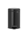 Brabantia NewICON 3 Litre Pedal Bin - Matte Black
