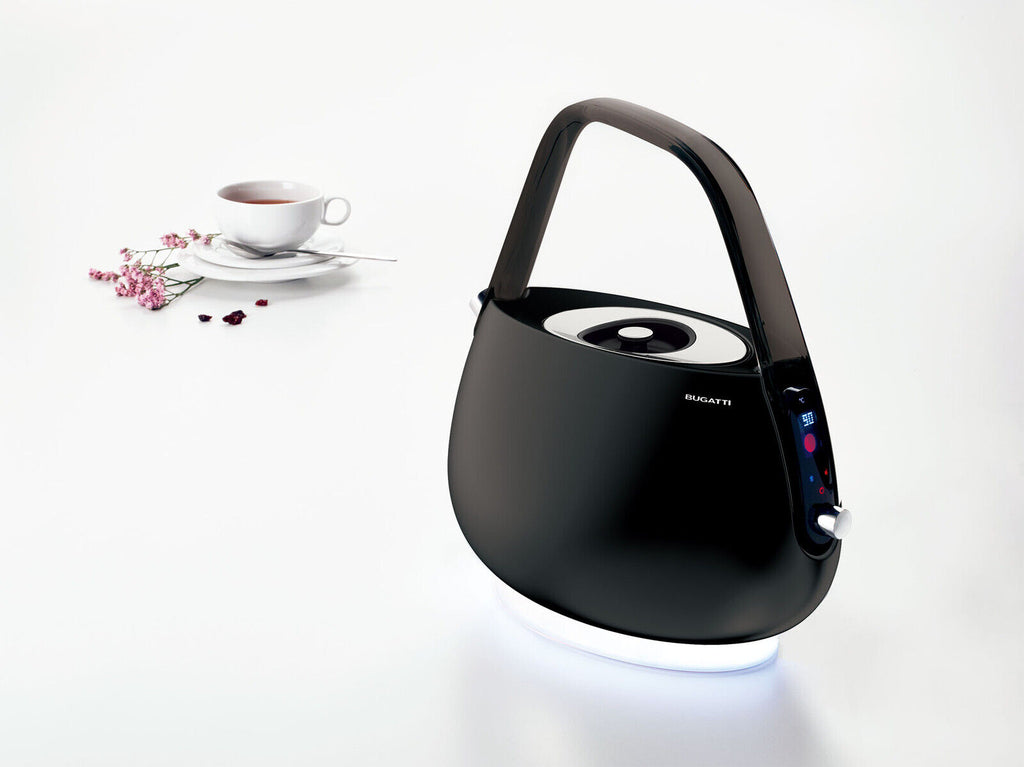 Bugatti Italy Jacqueline Kettle Smoky Handle - Black