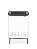 Brabantia Bo Dual 45 Litre Compartments Laundry Bin  - White