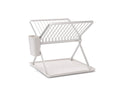 Brabantia Foldable Dish Drying Rack - Light Grey