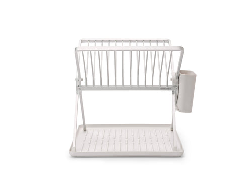 Brabantia Foldable Dish Drying Rack - Light Grey