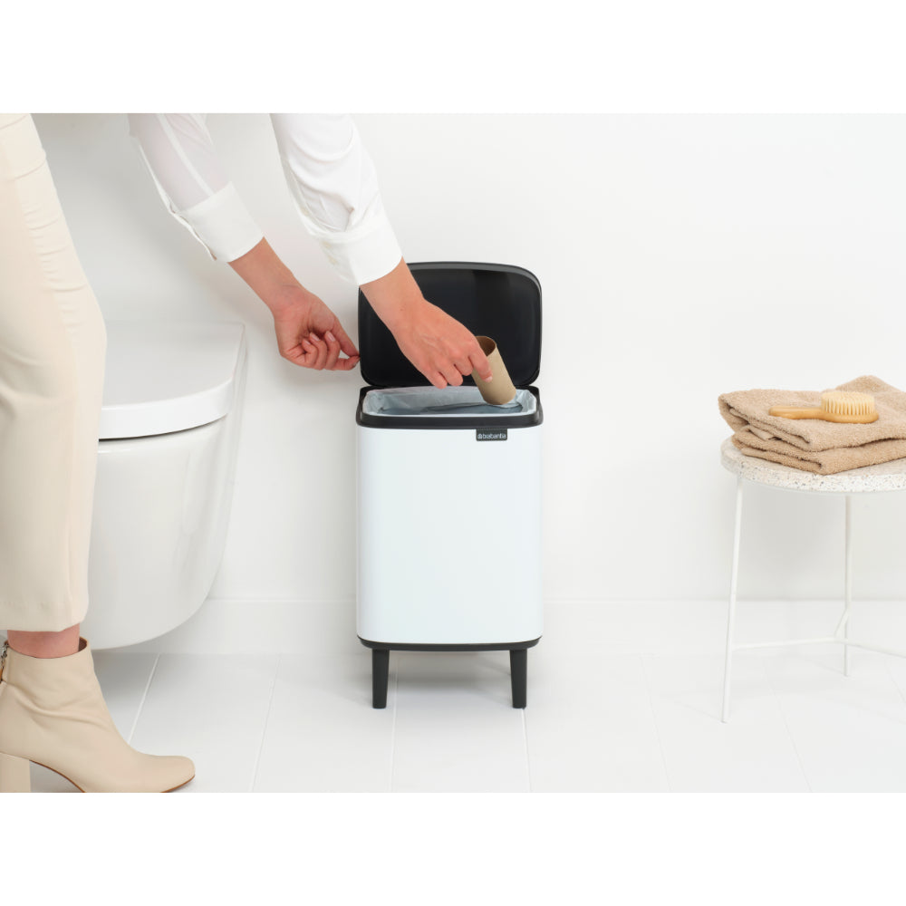 Brabantia Bo 7L Waste Bin Hi - White