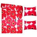 Marimekko Unikko King Duvet Set - Red