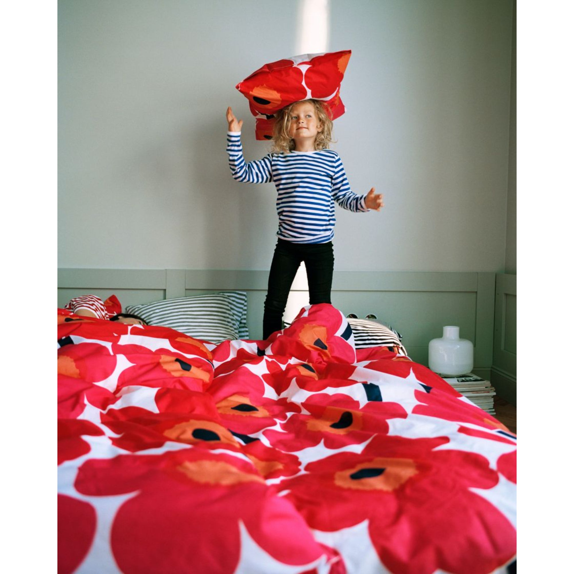 Marimekko Unikko King Duvet Set - Red