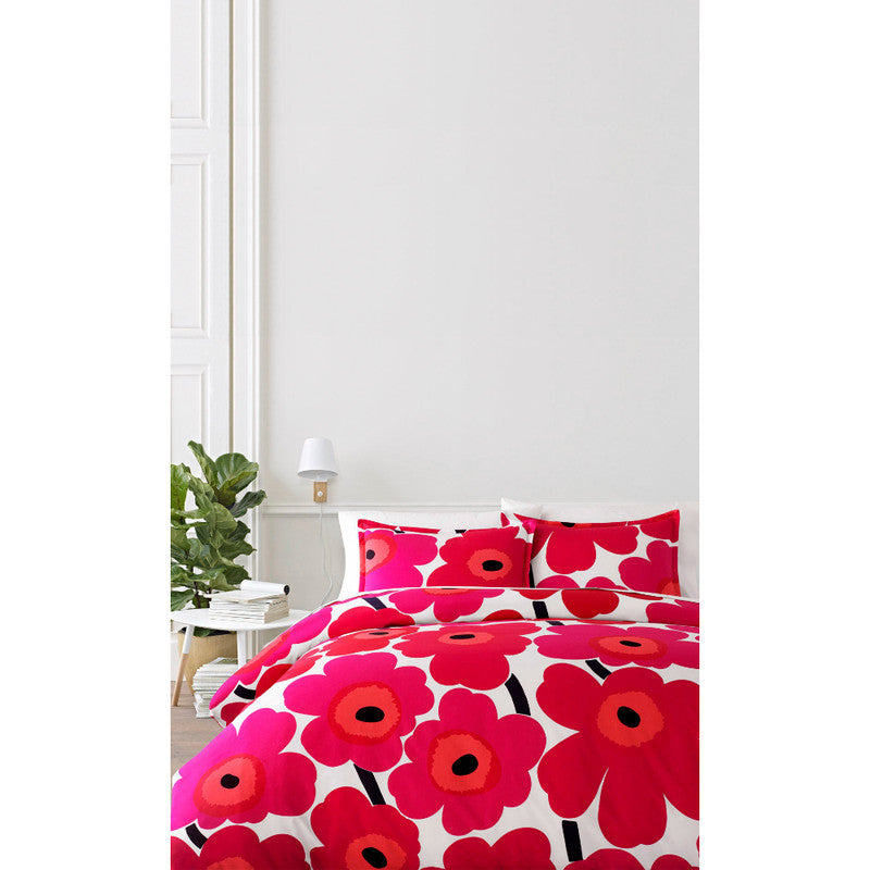 Marimekko Unikko Queen Duvet Set - Red