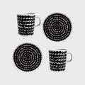 Marimekko Oiva/Siirtolapuutarha Mugs & Plate Breakfast 4 Piece Set