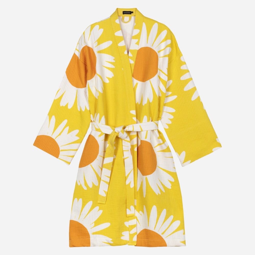 Marimekko Auringonkukka Beach Robe Size M