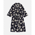 Marimekko Unikko Blue/Beige Bathrobe Size L
