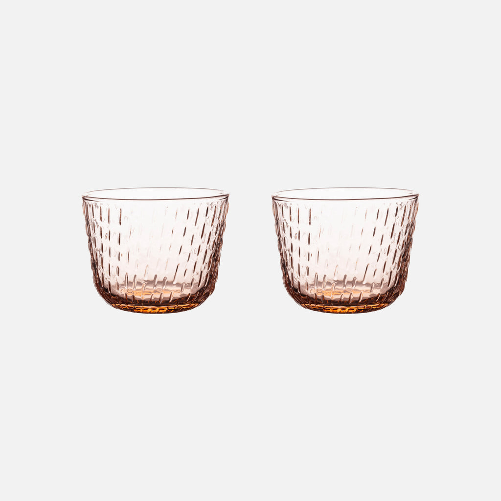Marimekko  Syksy 2 Piece Glass Set - Pink
