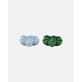 Marimekko Unikko Bowl 2 Piece Set - Light Blue & Green