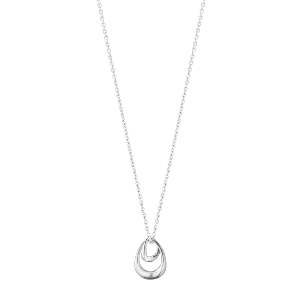 Georg Jensen Jewellery Offspring Necklace with Pendant, Small - Sterling Silver