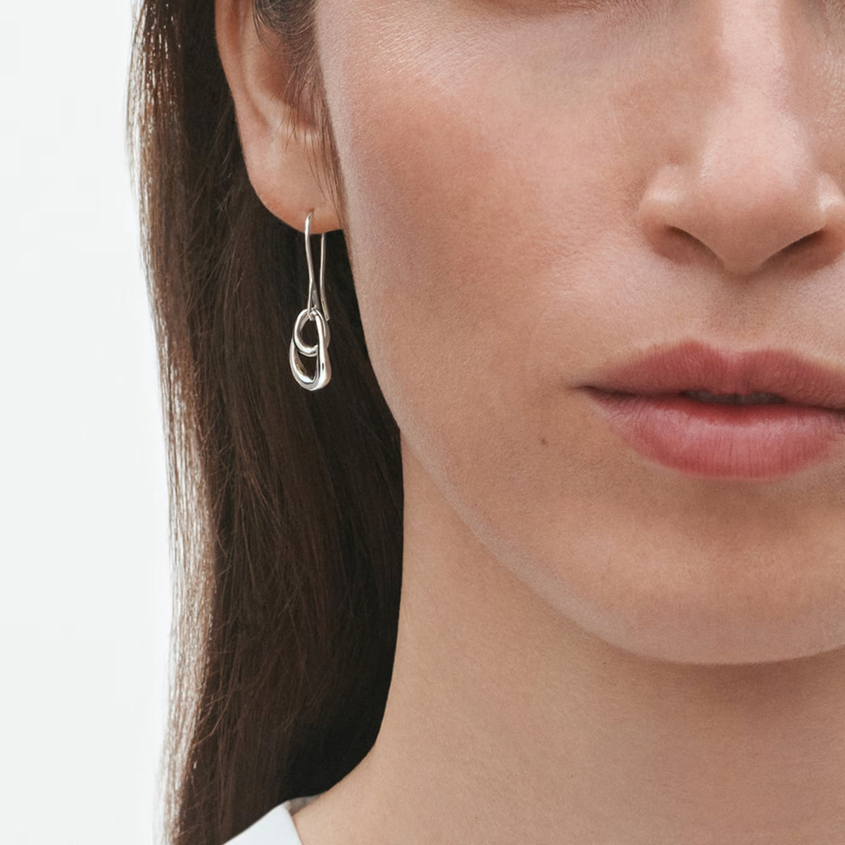Georg Jensen Jewellery Offspring Earrings - Sterling Silver