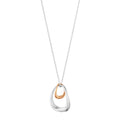 Georg Jensen Jewellery Offspring Necklace with Pendant - Sterling Silver, 18kt. Rose Gold