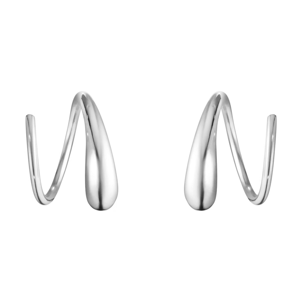Georg Jensen Jewellery Mercy Swirl Earrings - Sterling Silver