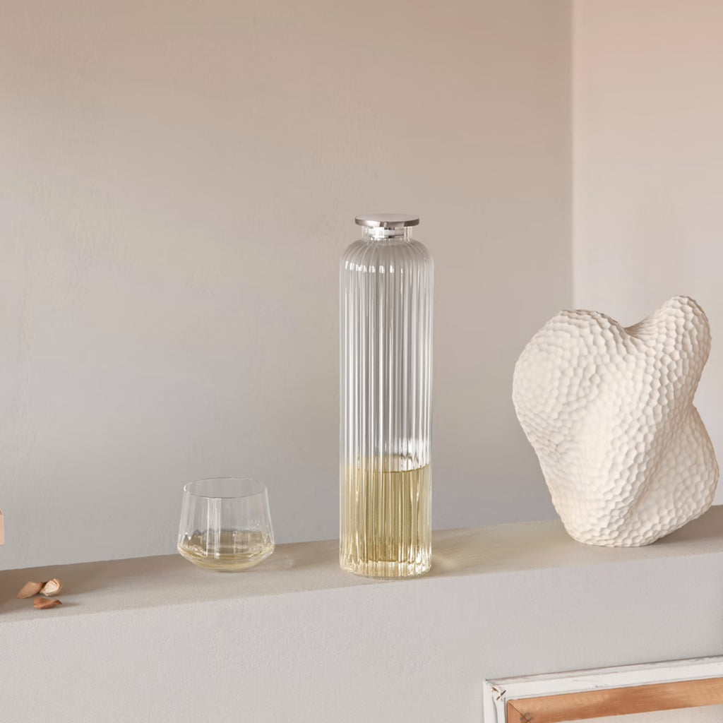 Georg Jensen Bernadotte Set: Carafe with Glasses