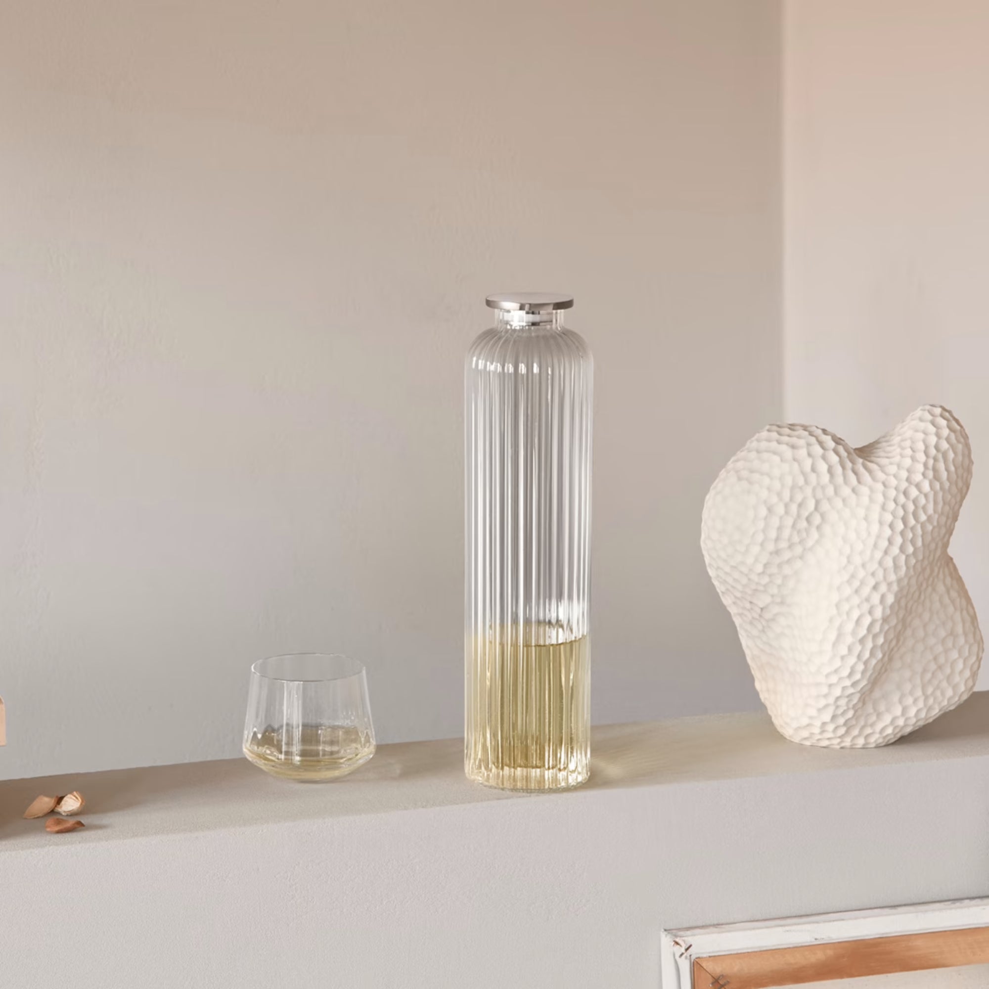 Georg Jensen Bernadotte Set: Carafe with Glasses