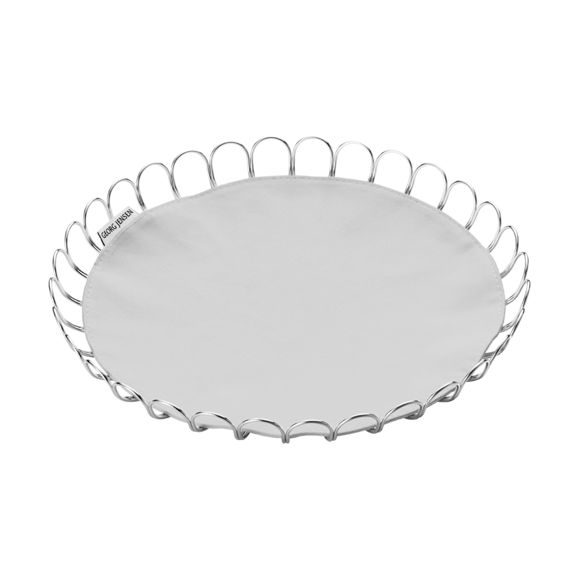 Georg Jensen Bernadotte Set: Bread Basket and Salt & Pepper Shakers