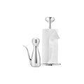 Georg Jensen Alfredo Set: Oil Can and Kitchen Roll Holder
