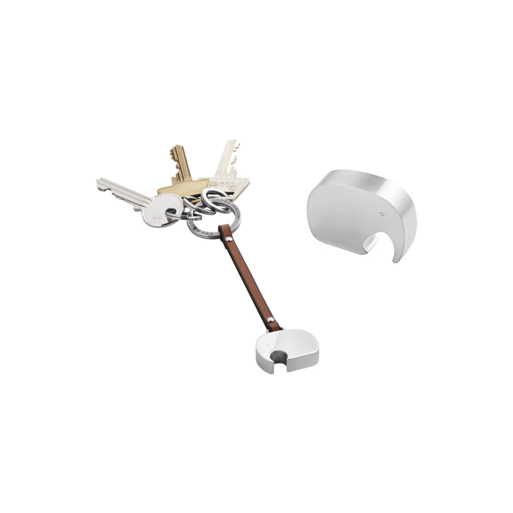 Georg Jensen Elephant Set: Bottle Opener and Keyring