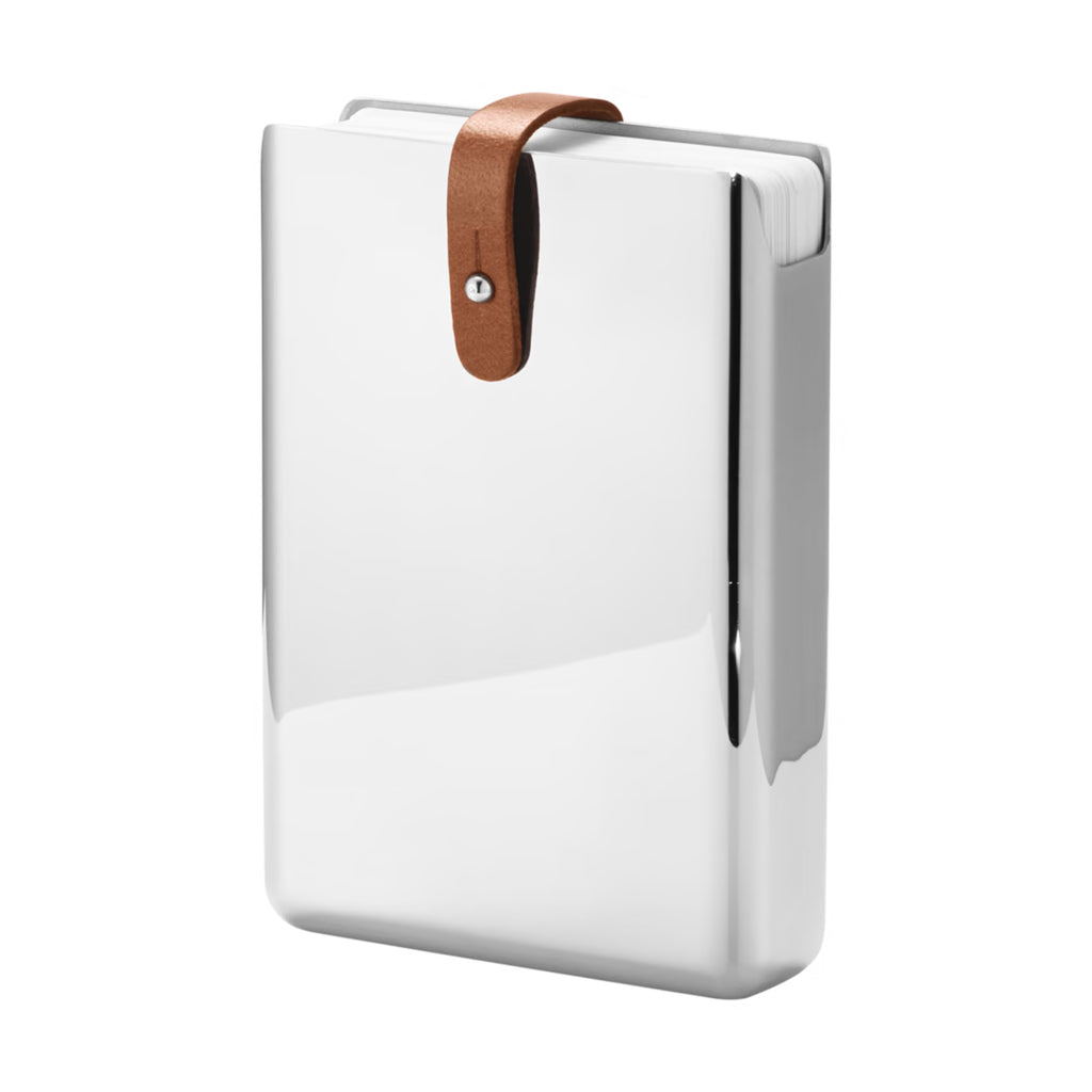 Georg Jensen Sky Set: Playing Cards and Flask