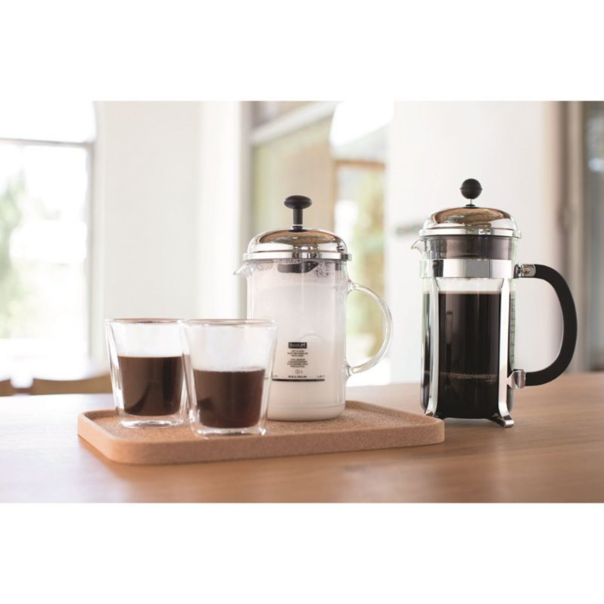Bodum 10108-10-12  Canteen Double Wall, Small 0.1L - 6pc Glass Set Clear