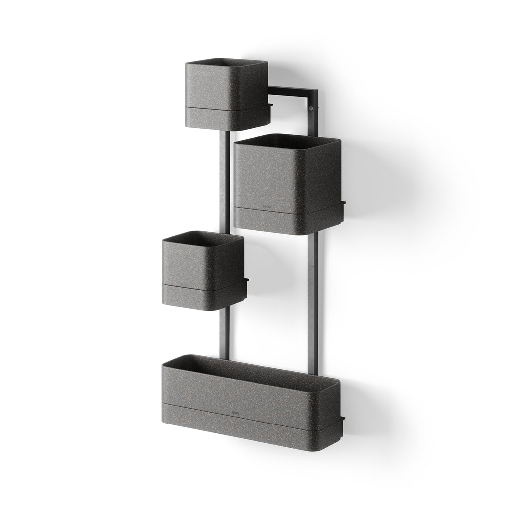 Umbra Cubiko Wall Planter - Black