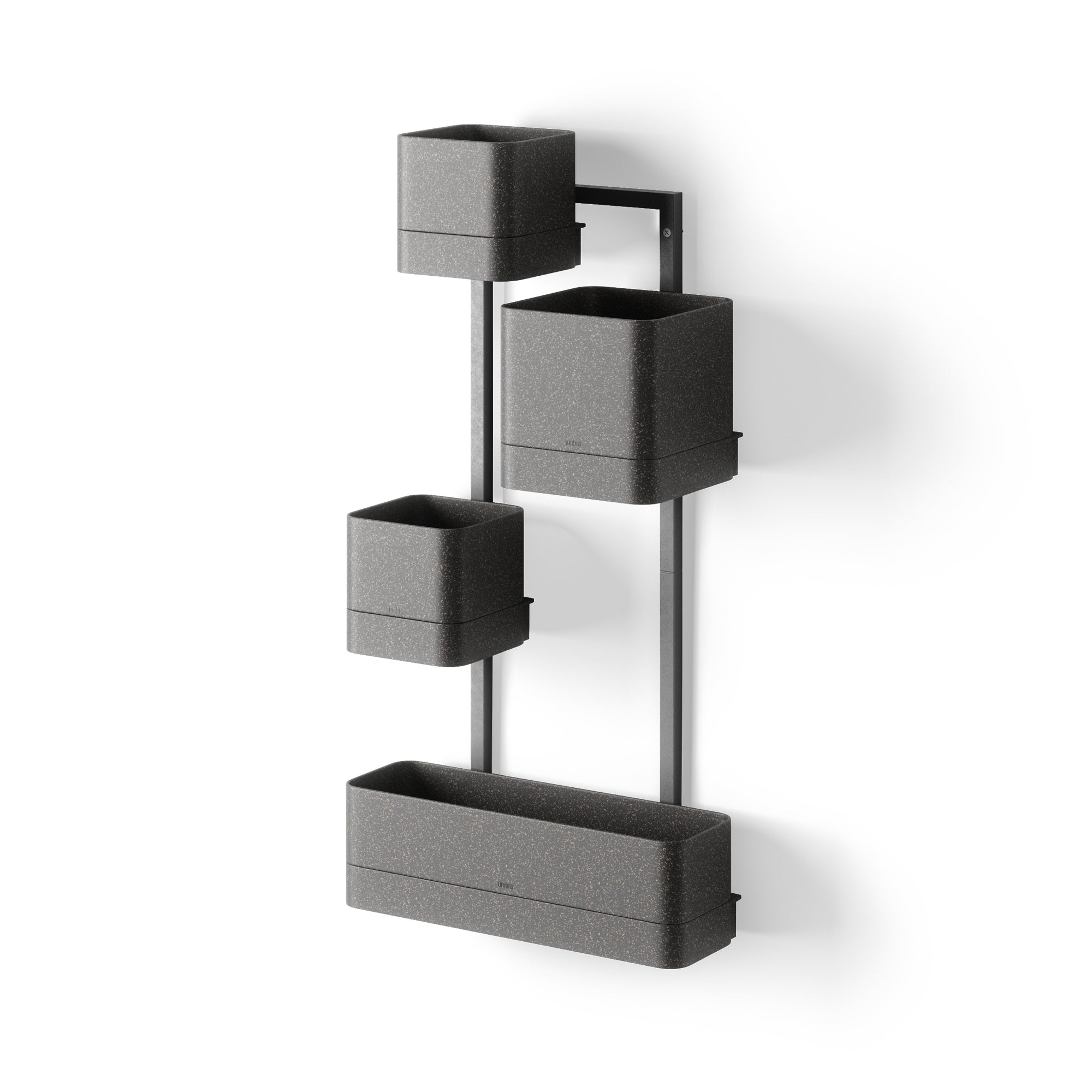 Umbra Cubiko Wall Planter - Black