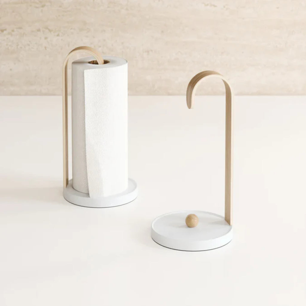 Umbra Bellwood Paper Towel Holder - White/Natural