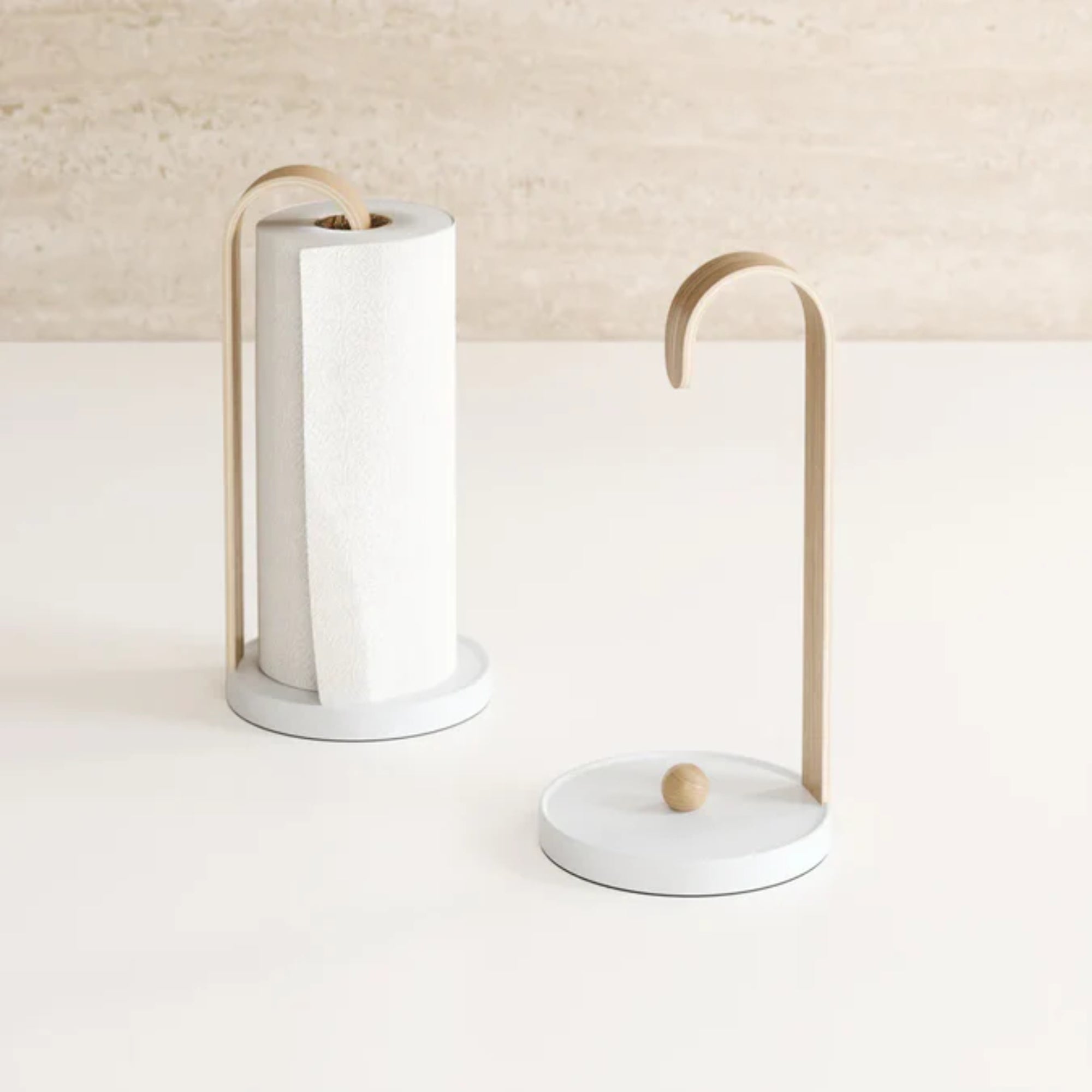 Umbra Bellwood Paper Towel Holder - White/Natural