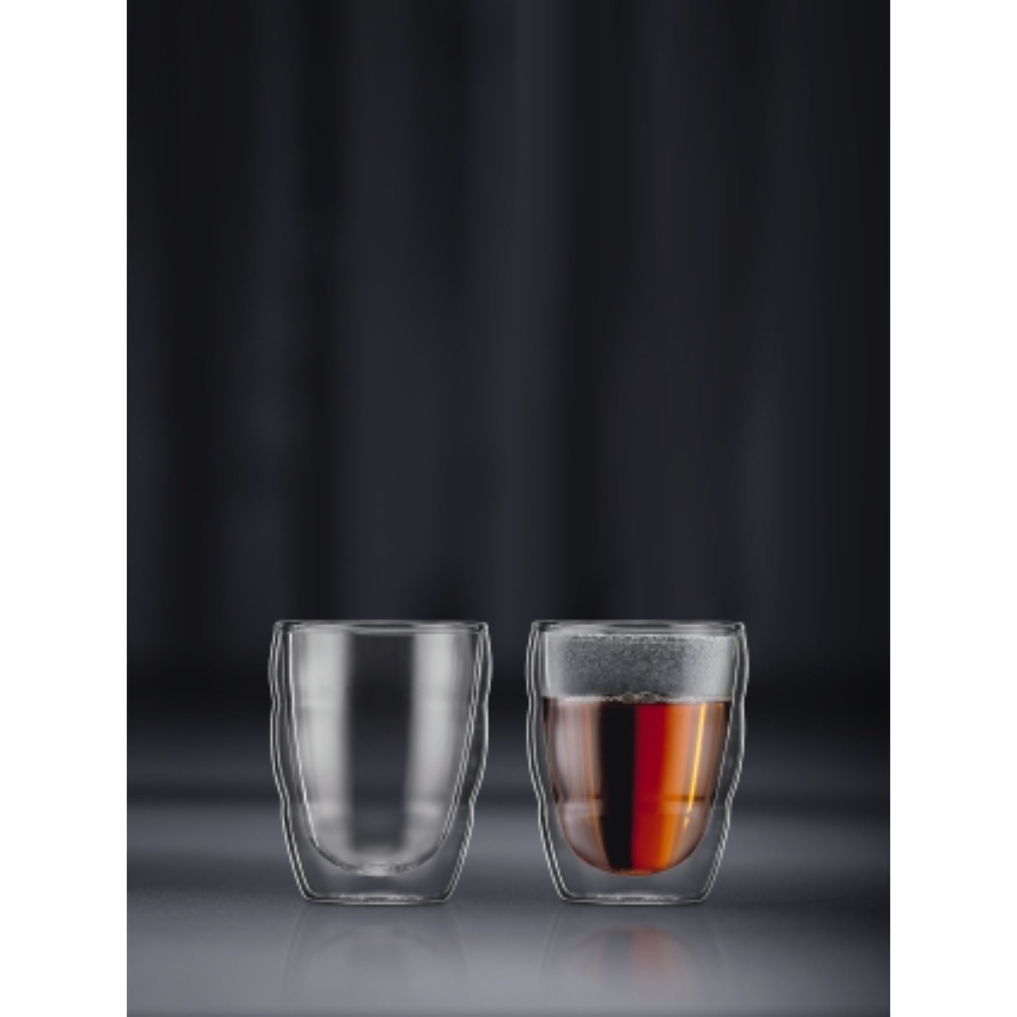 Bodum Pilatus Double Wall 250ml Small Glass 6 Piece Set