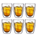 Bodum Pilatus Double Wall 250ml Small Glass 6 Piece Set
