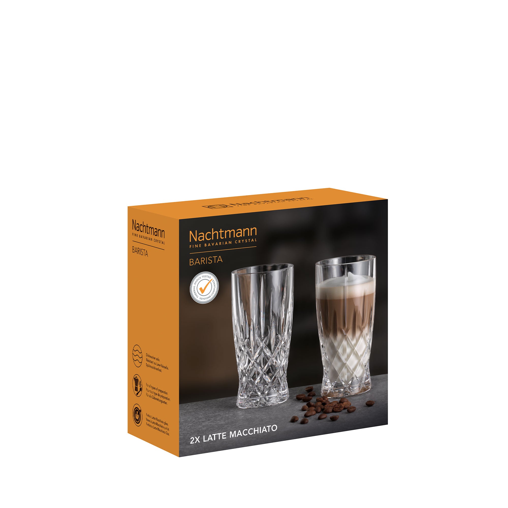 Nachtmann Noblese Barista Latte Macchiato Glass - Set of 2