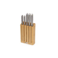 Joseph Joseph Elevate Steel 5 Piece Knife Block - Bamboo