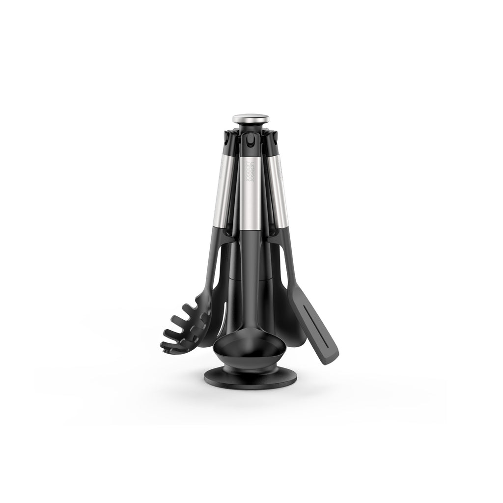 Joseph Joseph Elevate Silicone 5 Piece Carousel Set - Black