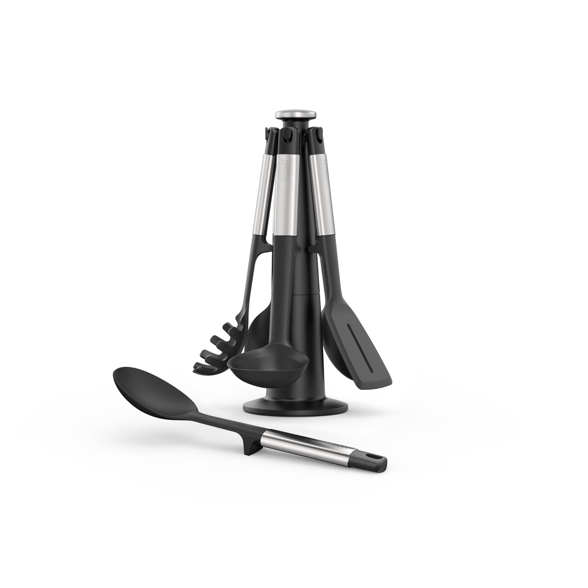 Joseph Joseph Elevate Silicone 5 Piece Carousel Set - Black