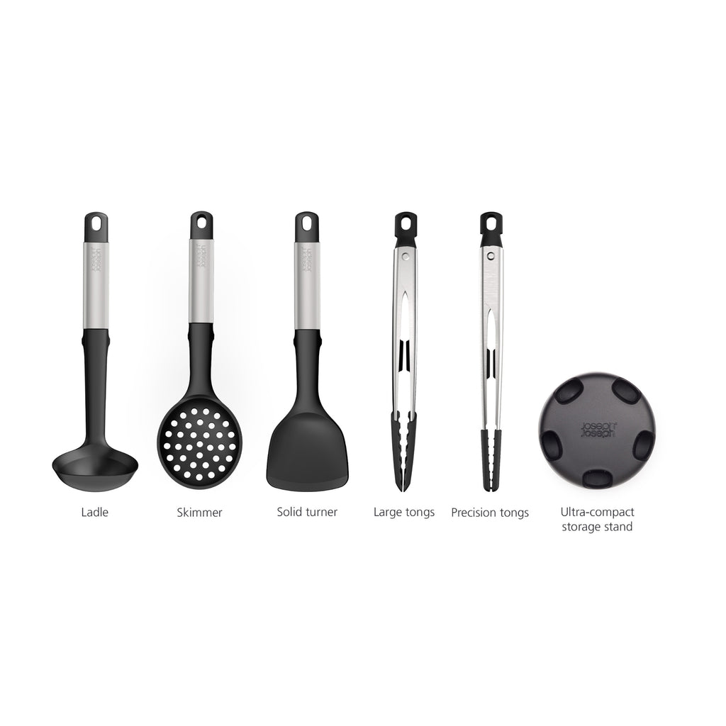 Joseph Joseph Elevate Fusion 5 Piece Utensil Set - Silver