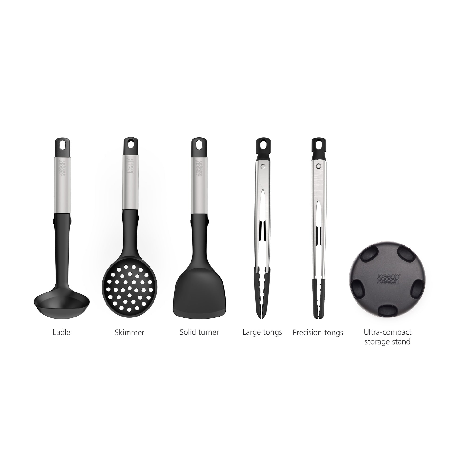 Joseph Joseph Elevate Fusion 5 Piece Utensil Set - Silver