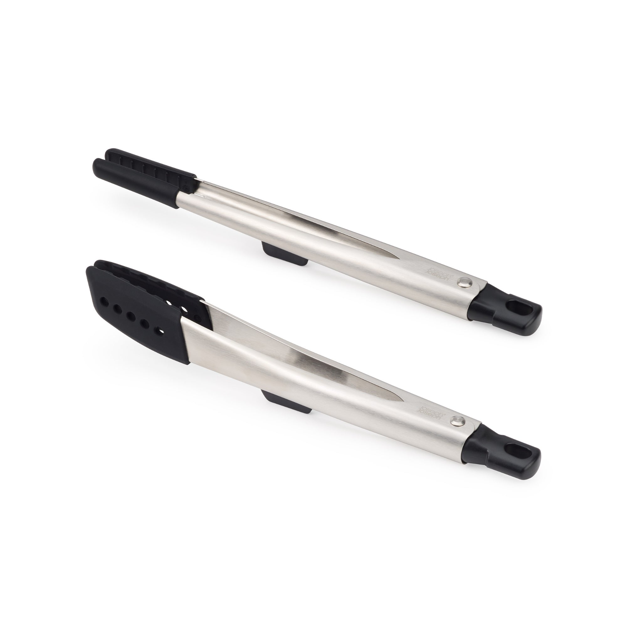 Joseph Joseph Elevate Fusion 2 Piece Silicon Tong Set - Silver